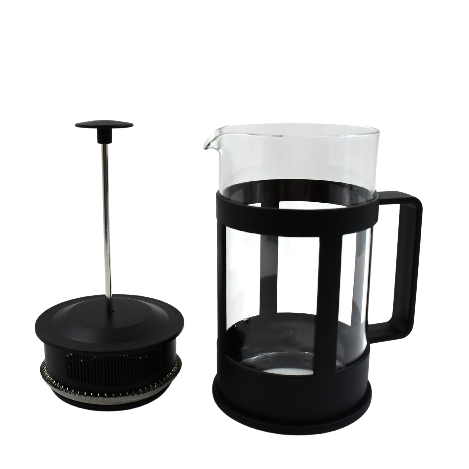 Coffee and Tea maker, Coffee Maker Glass Stainless Steel Coffee Press Glass Teapot for Camping Travel Gifts kitchen tools (Approx 350ml) Coffee and Tea maker, Coffee Maker Glass Stainless Steel Coffee Press Glass Teapot for Camping Travel Gifts kitchen tools (Approx 350ml)